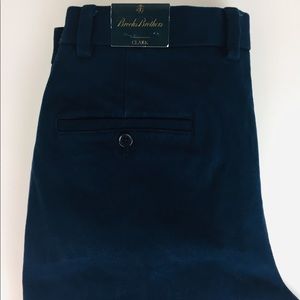 Brooks Brothers Clark Navy Blue Chino Pants NWT